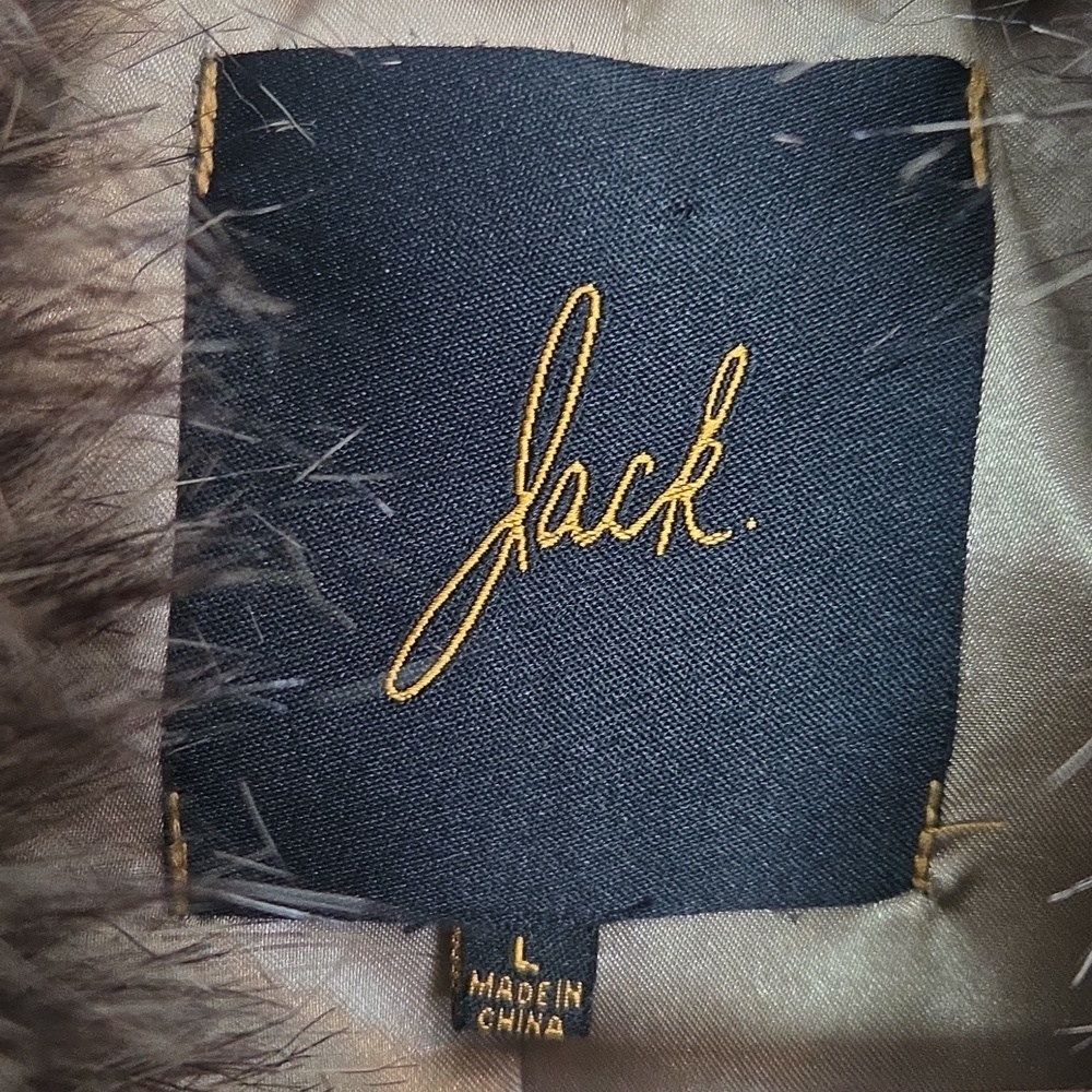 Jack by BB Dakota Brown Faux Fur Vest - Picture 2 of 6